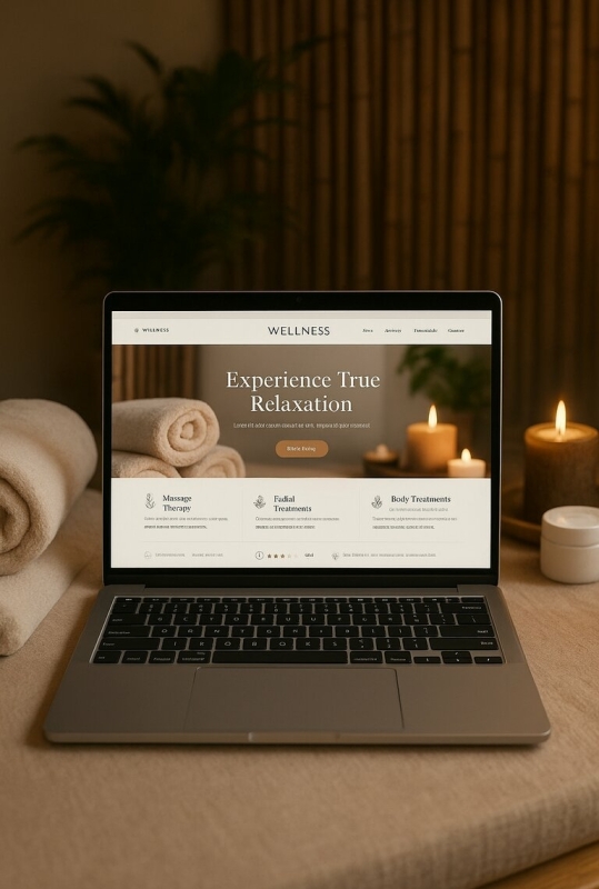 Een wellness website of webshop als marketingbasis