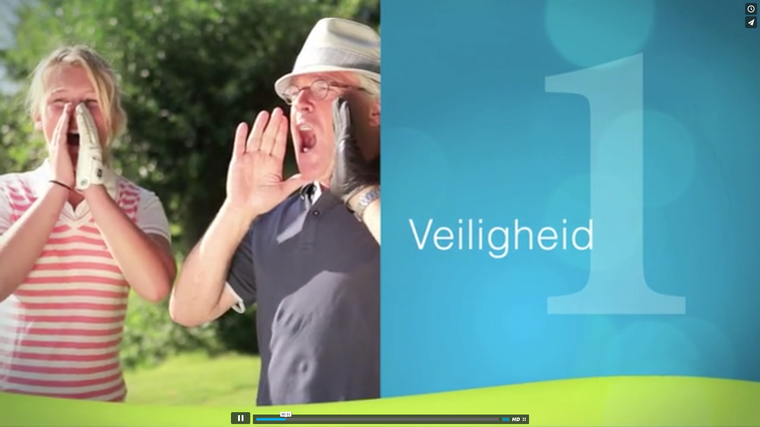 Video: Golfpaspoort - item over Veiligheid