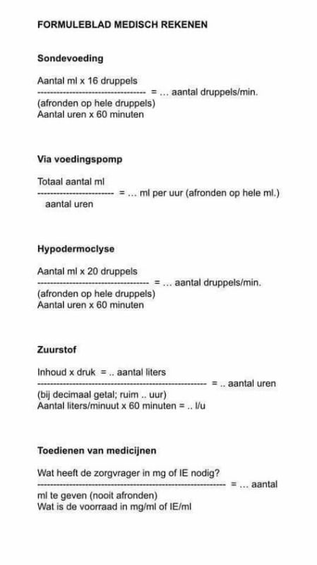 medische formules