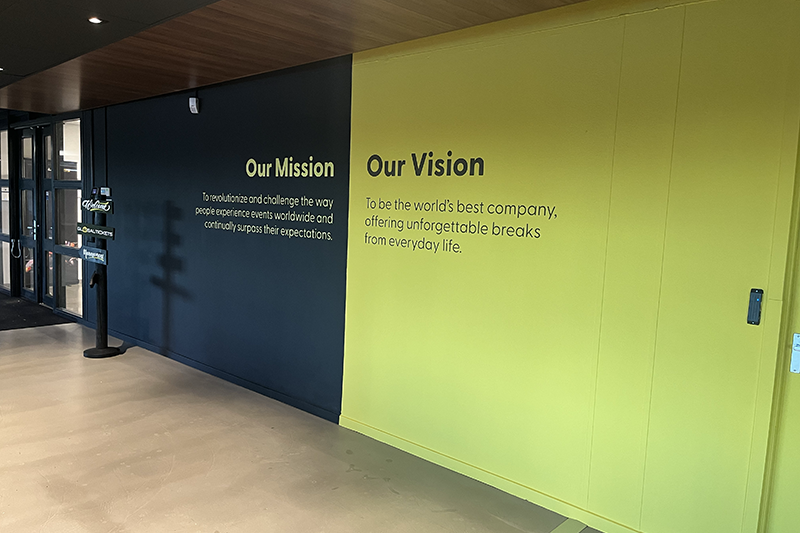 Muurprint voor kantoor Meesterprint