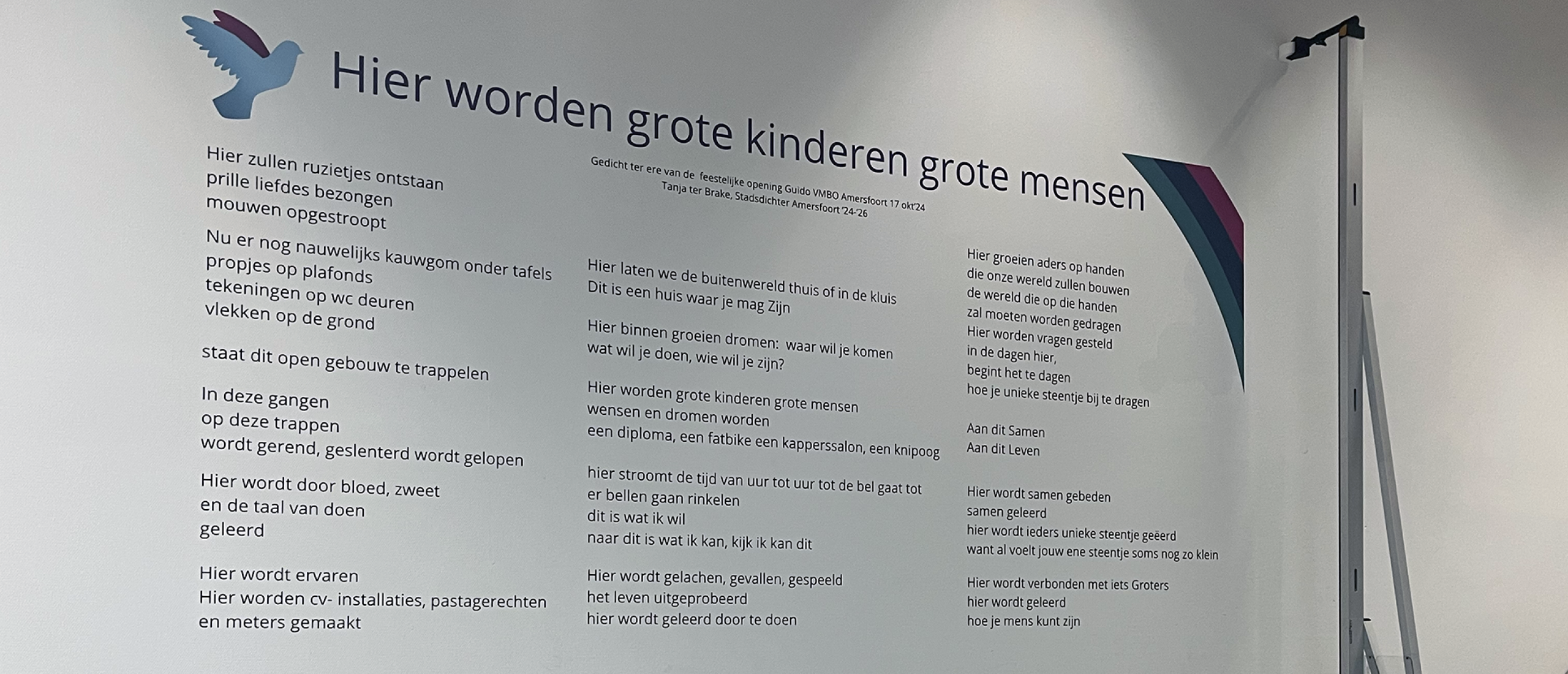 Muurprint voor bedrijven Meesterprint