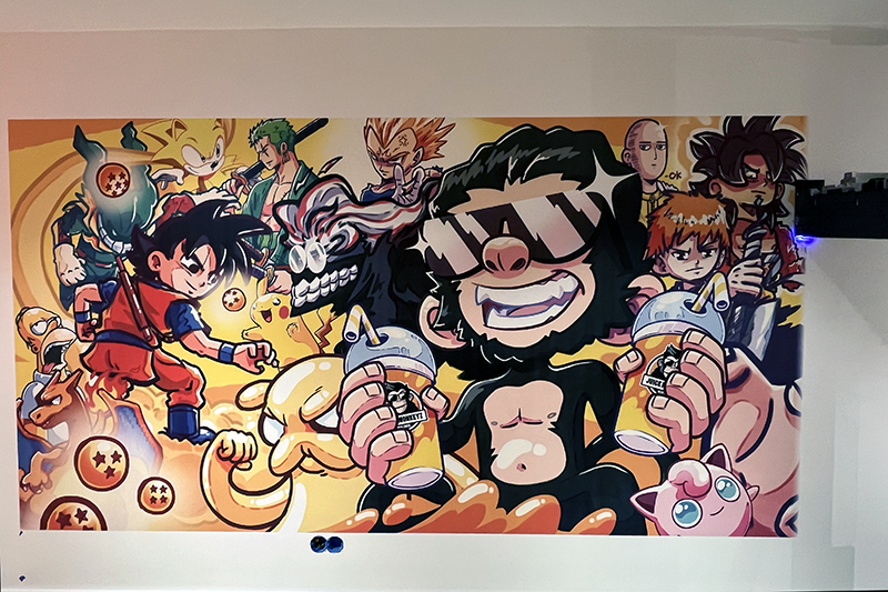 Muurprint voor bedrijven Meesterprint Muurprint voor bedrijven Meesterprint