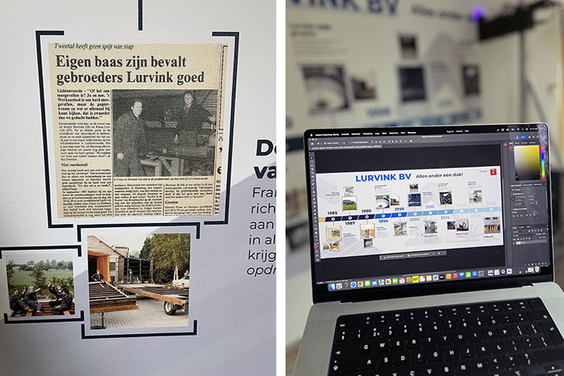 Muurprint voor bedrijven Meesterprint