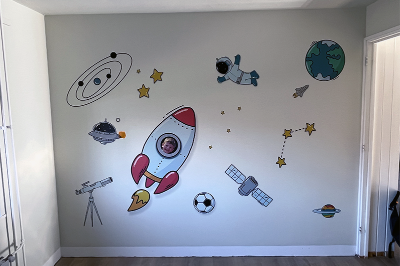 Muurprint voor Kinderkamer Meesterprint