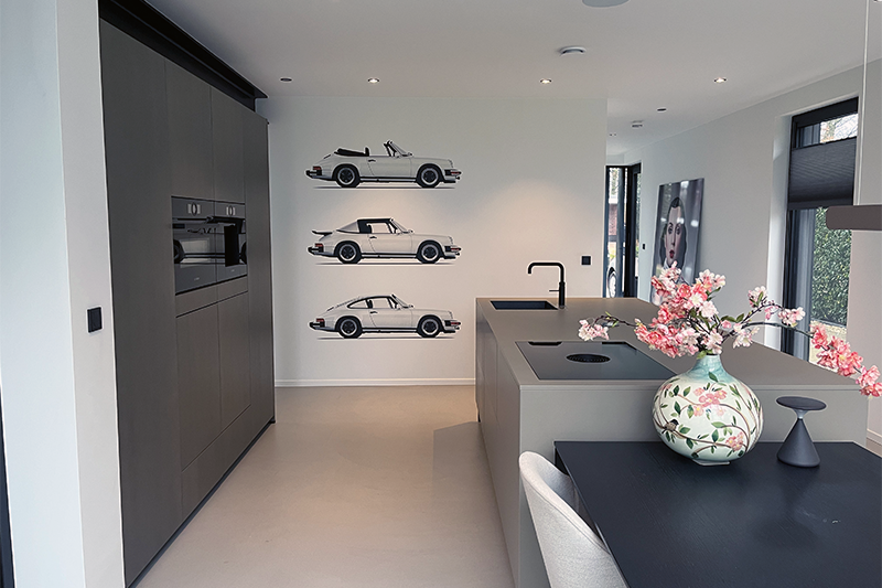 Muurprint voor woonkamer Meesterprint