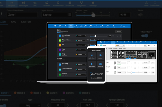 AtlasIED Atmosphere software Atmosphere DSP software