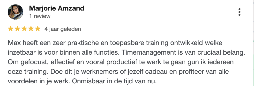 stoïcijns time management training