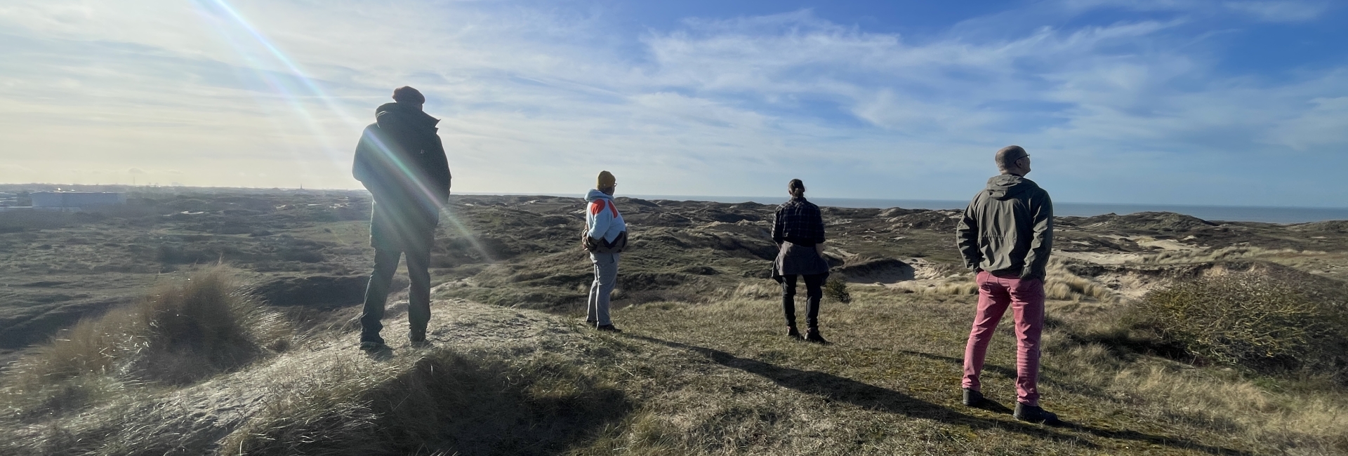 stoïcijnse mannencirkel Noordwijk mannen in duinen