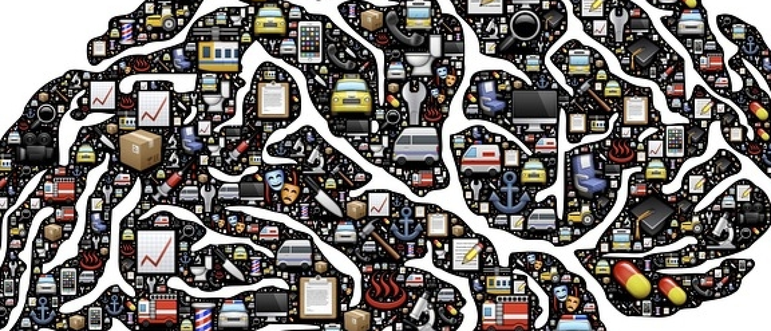 illustratie van hersenen