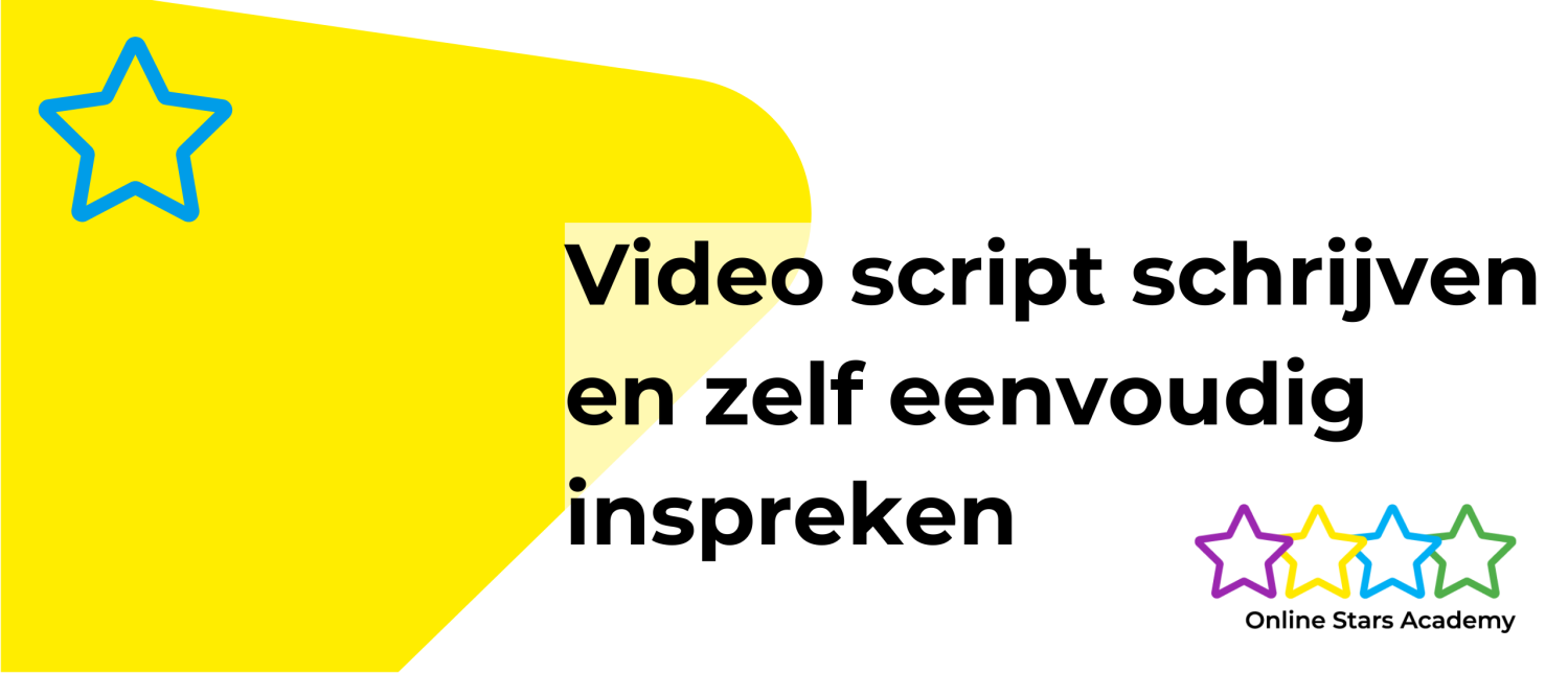 Video script zelf inspreken