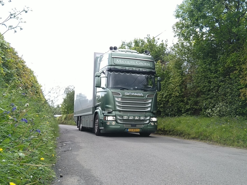 Own Micquel Groen trucks supplying in the United Kingdom.