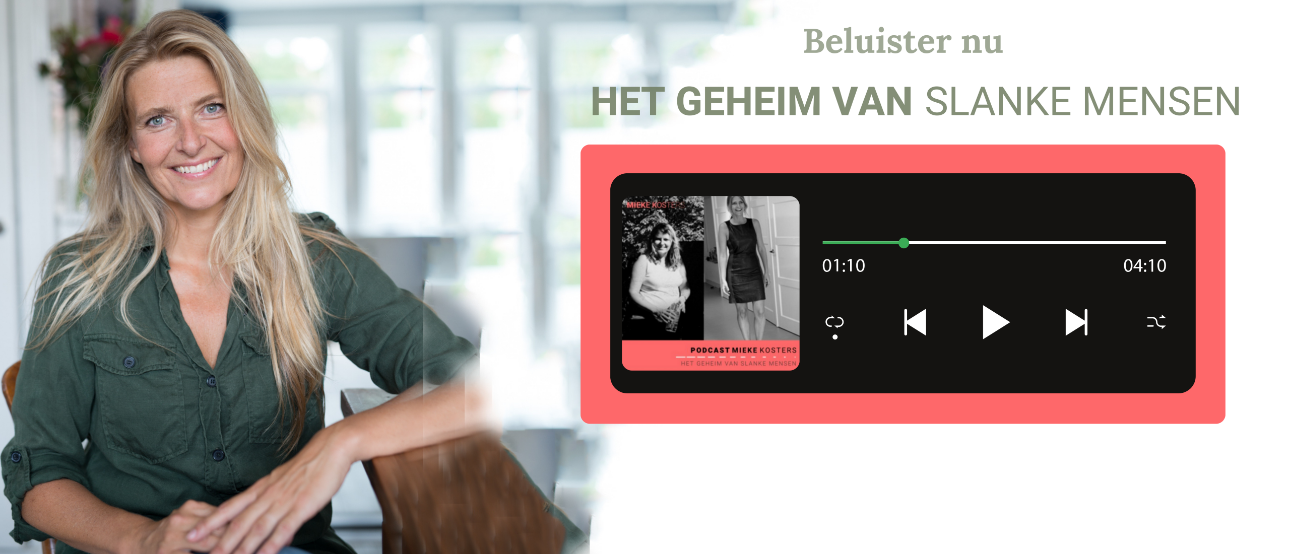 Podcast #49 Babette is 10 kilo afgevallen en vertelt er super inspirerend over.