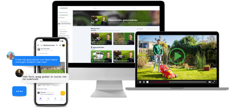 Overzicht van de Gazoncursus van MijnGazonCoach met uitleg over bodemstructuur en het toepassen van lavagruis in het gazon.