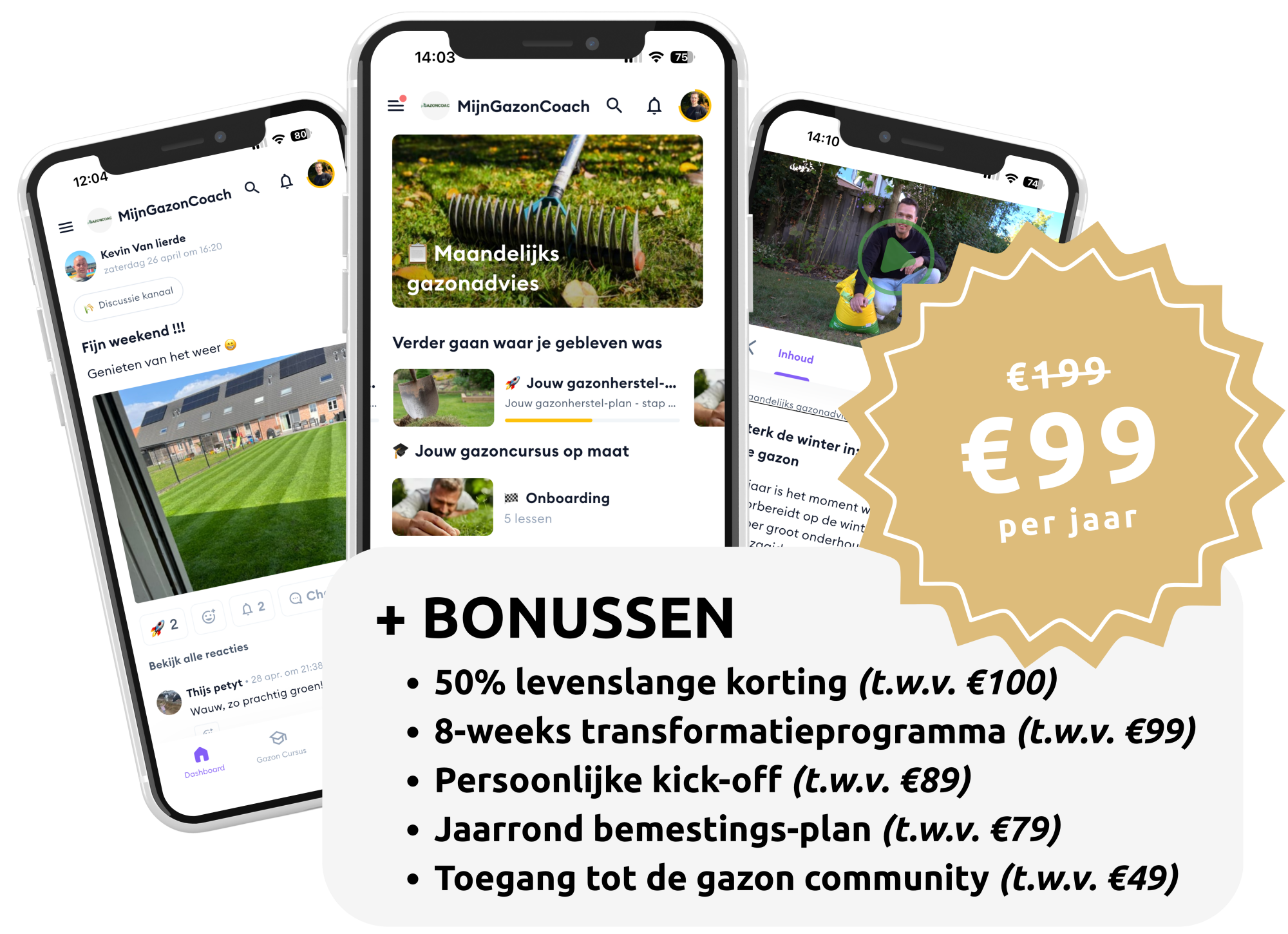 De grootste korting van de Gazon cursus!