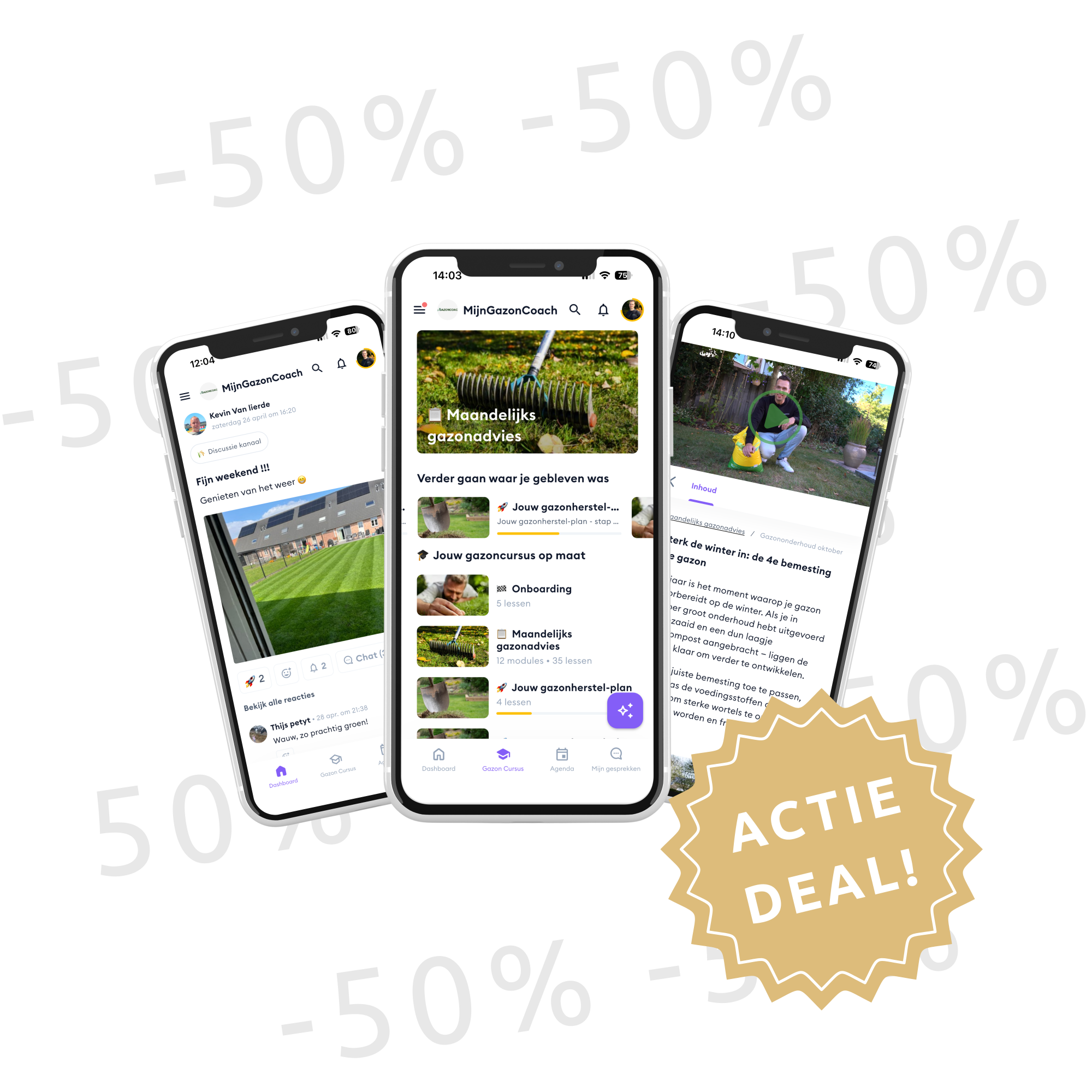 Gazon cursus aanbieding Black Friday