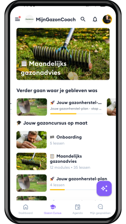 Al het gazononderhoud in een overzicht