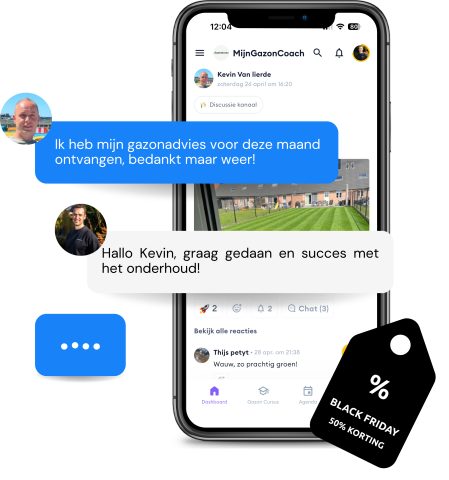Toegang tot de gazon app en besloten gras community