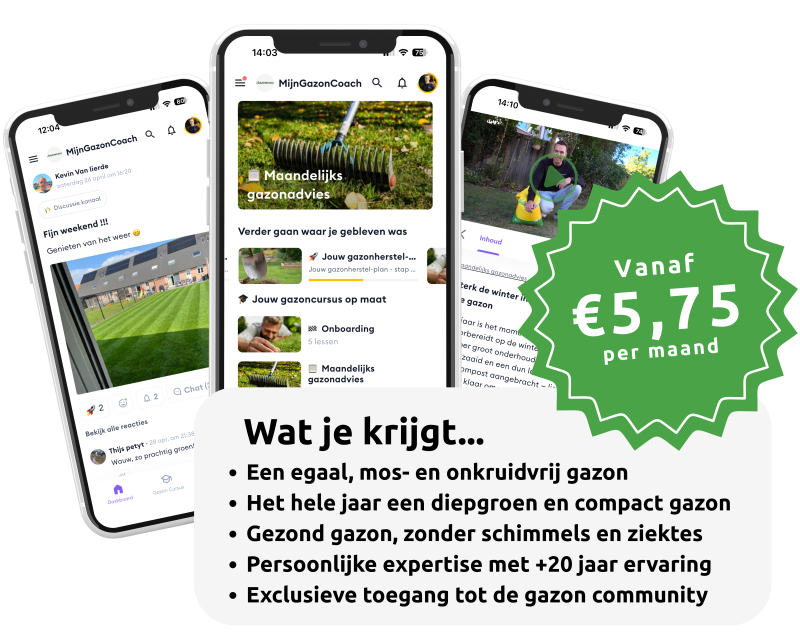 Een groen gazon met de online gazon cursus van MijnGazonCoach