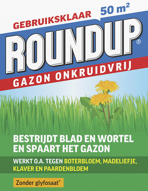 Chemische onkruidbestrijding met Roundup