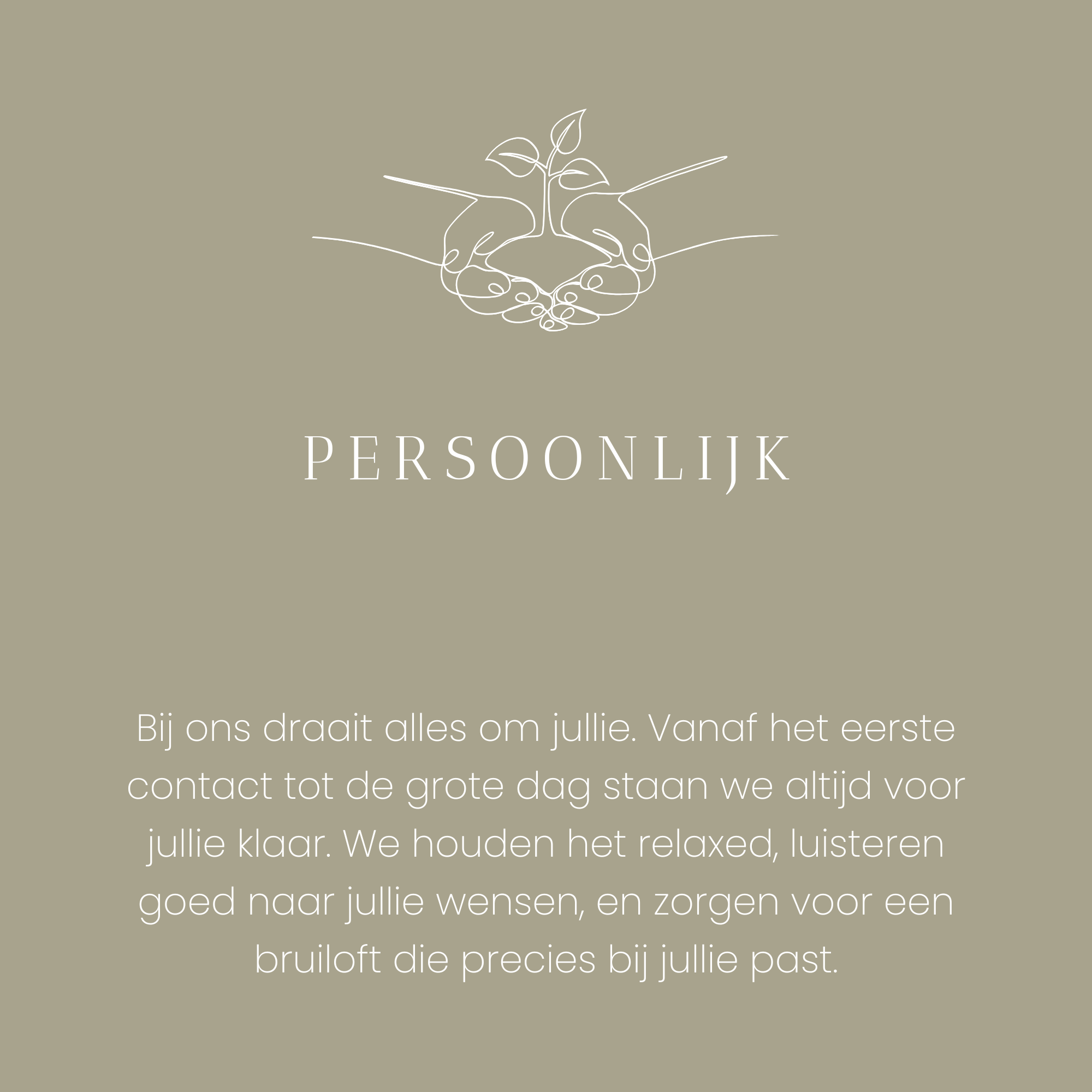 Persoonlijke bruiloft styling