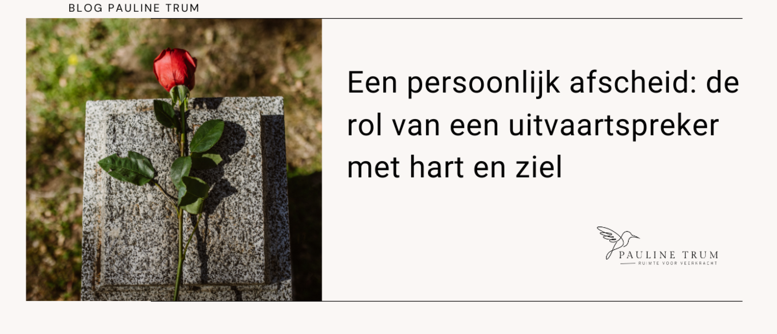 Persoonlijke en liefdevolle uitvaartspreker – Een afscheid met aandacht, betekenis en verbondenheid