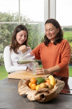 Gezonde smoothie en fruit