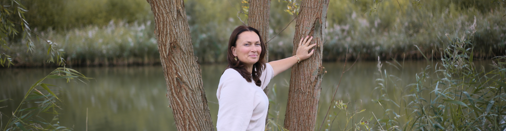 Tanja natuur water Blij genieten in de natuur