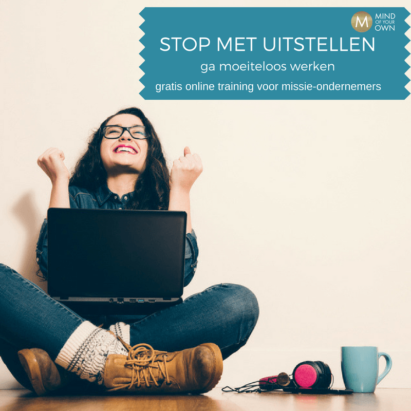 STOP MET UITSTELLEN - GRATIS ONLINE TRAINING
