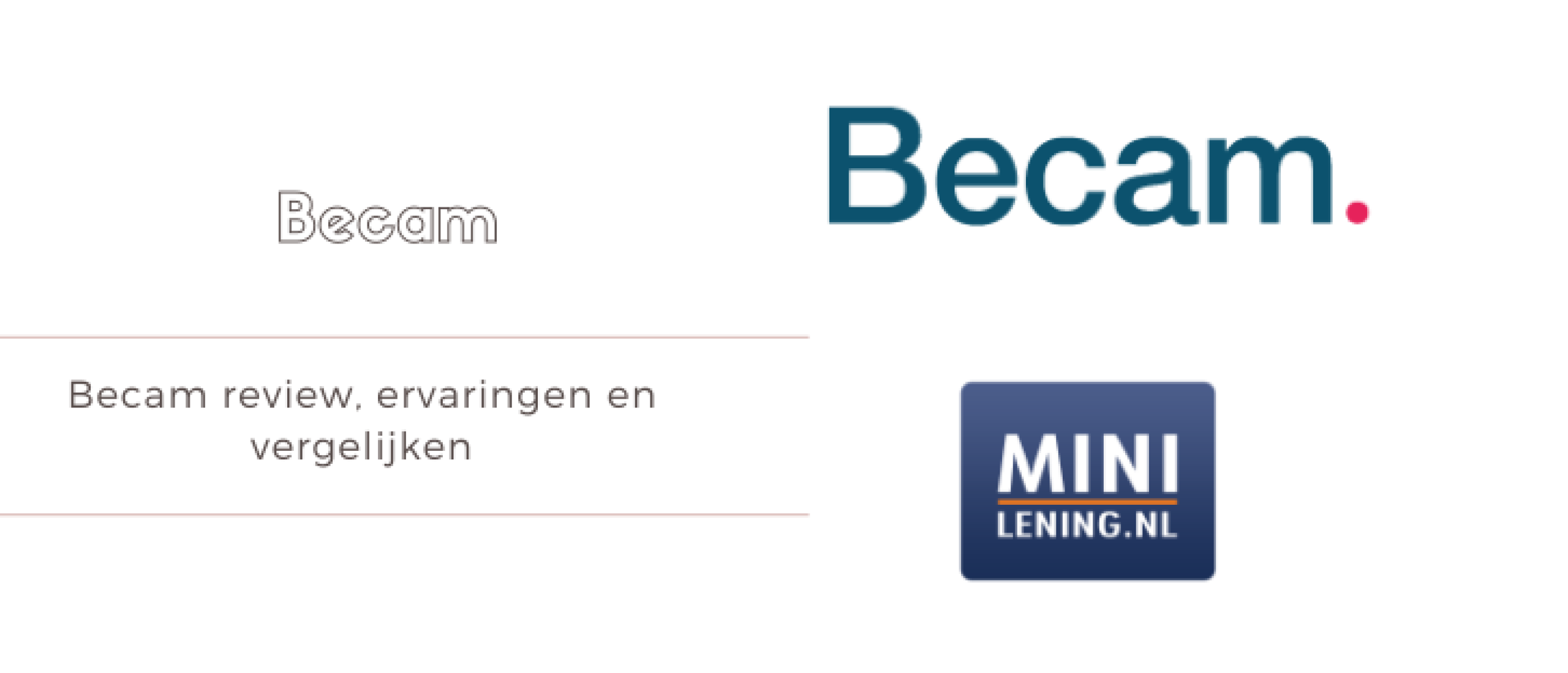 Becam Review, Ervaringen en Vergelijken | Minilening.nl