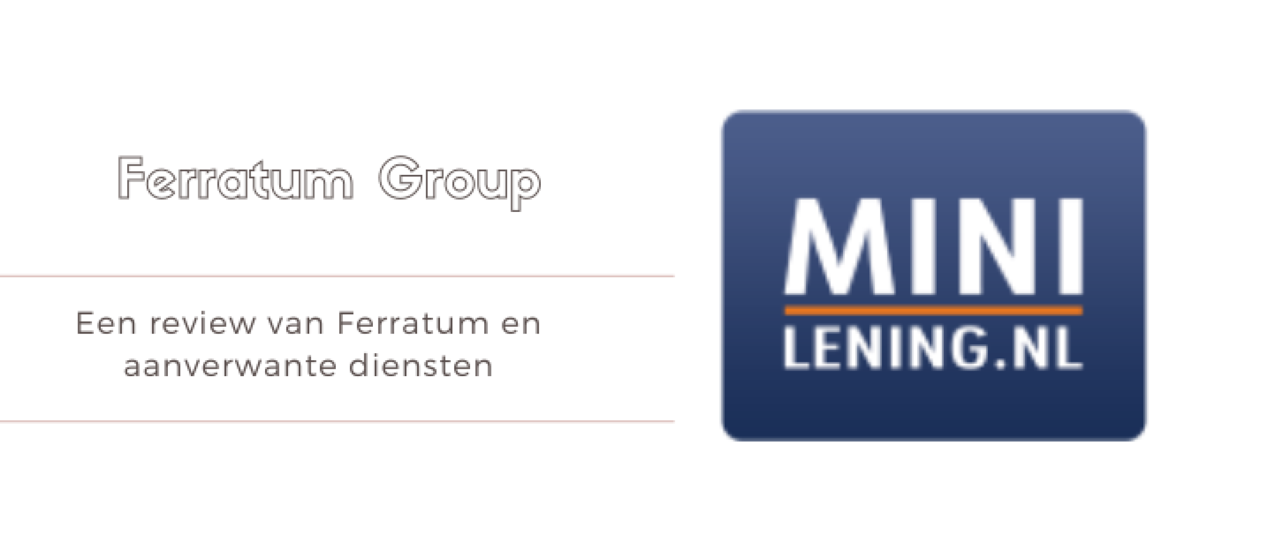 Ferratum Review: Microkrediet tot Bankzaken| Minilening.nl