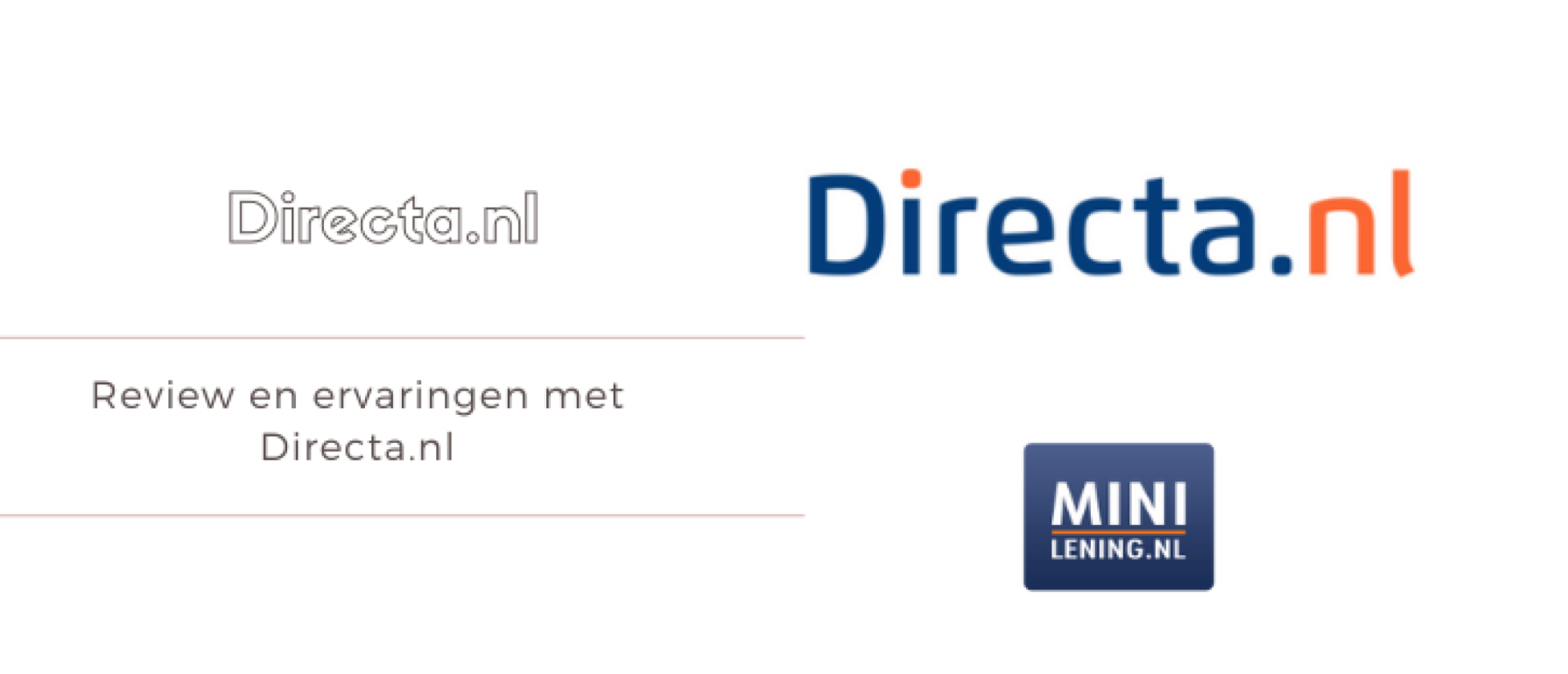 Directa Review & Ervaringen [2024] Minilening.nl