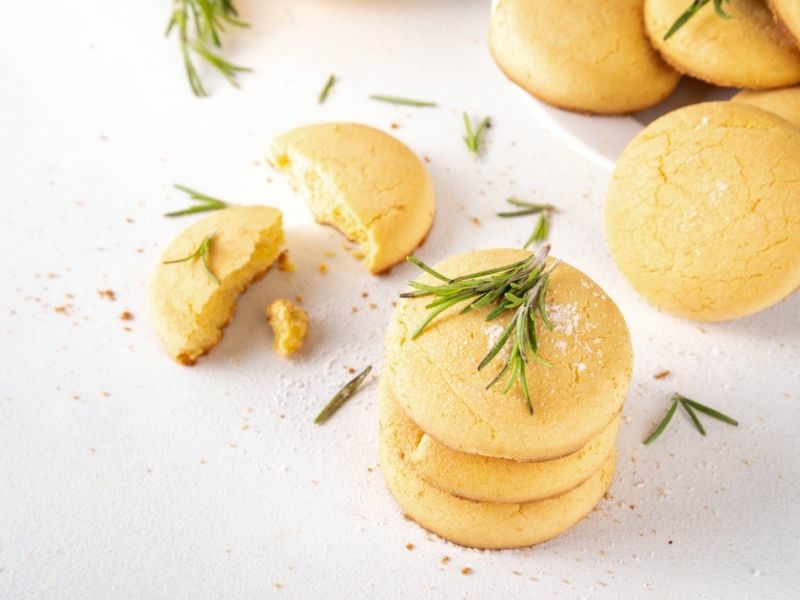 Rozemarijn en Citroen Koekjes
