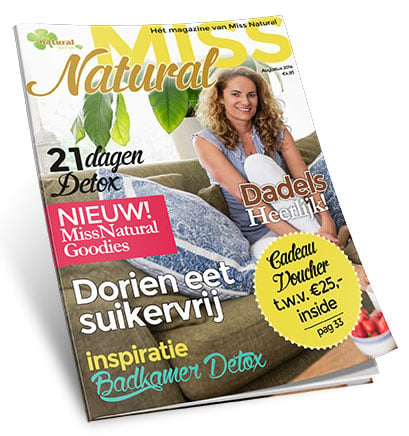 Nieuw! Ontvang nu gratis Miss Natural magazine t.w.v. €4,95