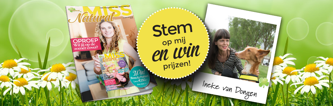 Stem op Ineke van Dongen voor de Miss Natural cover!