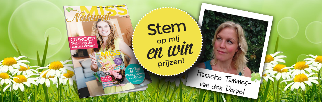 Stem op Hanneke Tammes voor de Miss Natural cover!
