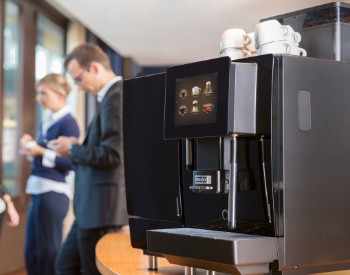 Franke A400 professionele koffiemachine op het werk