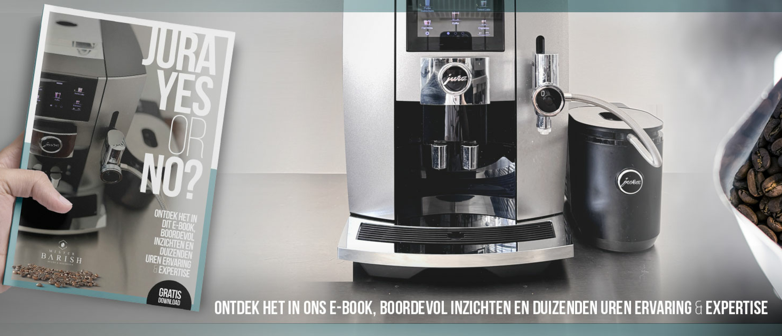 De Jura E4 is 100% koffie met de nieuwste technologie