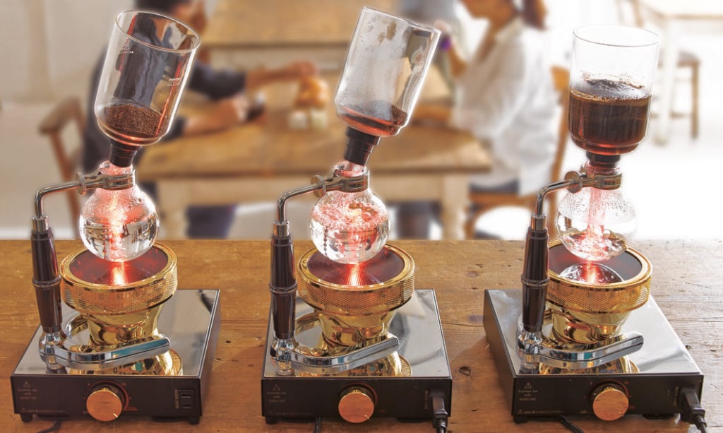 Syphon opstelling