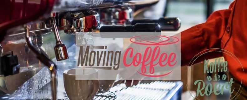 Moving Coffee: koffie op locatie die roert