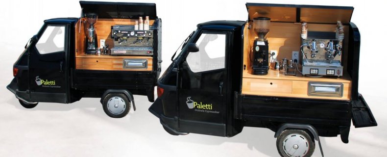 Paletti espressobar: mobiele koffiebars en barista’s