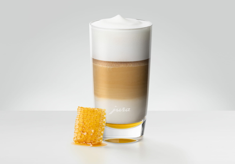 Jura sweet honey latte koffierecept