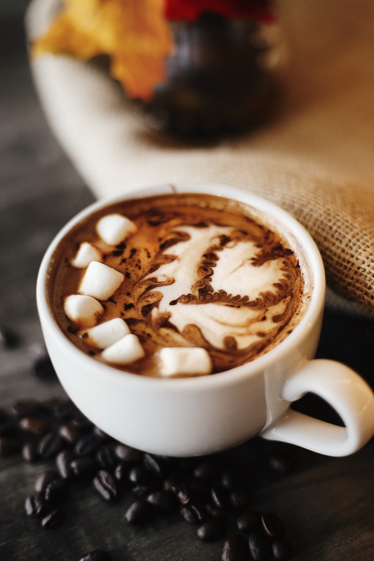 Mocha latte koffiedrank Mister Barish
