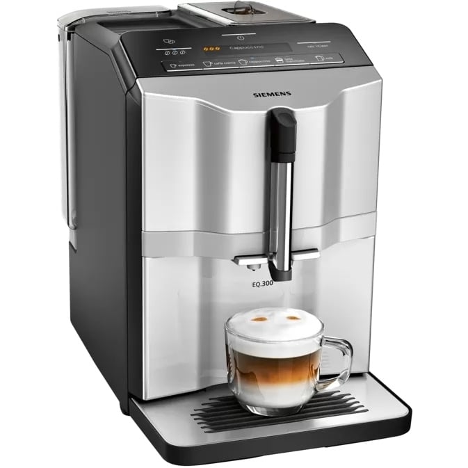 Siemens EQ300 serie koffiemachine zilver