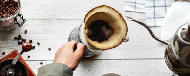 Préparation du café filtre