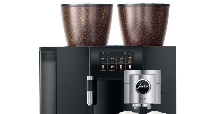 Koffiebonen reservoirs Jura Giga X8 koffiemachine