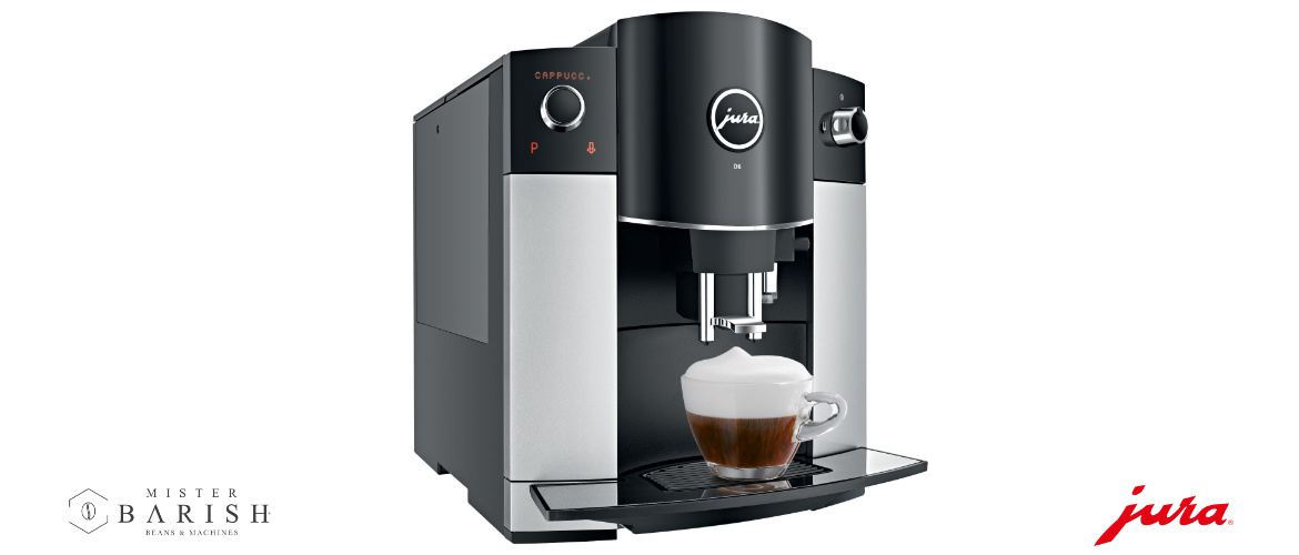Jura D6 is de volautomatische koffiemachine voor Jura liefhebbers met