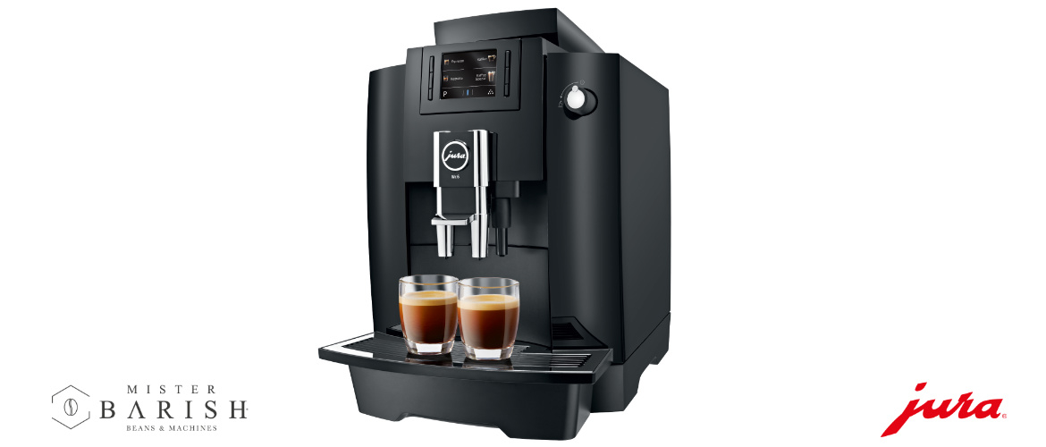 Jura WE6 is de compactste professionele koffiemachine voor zwarte koffie