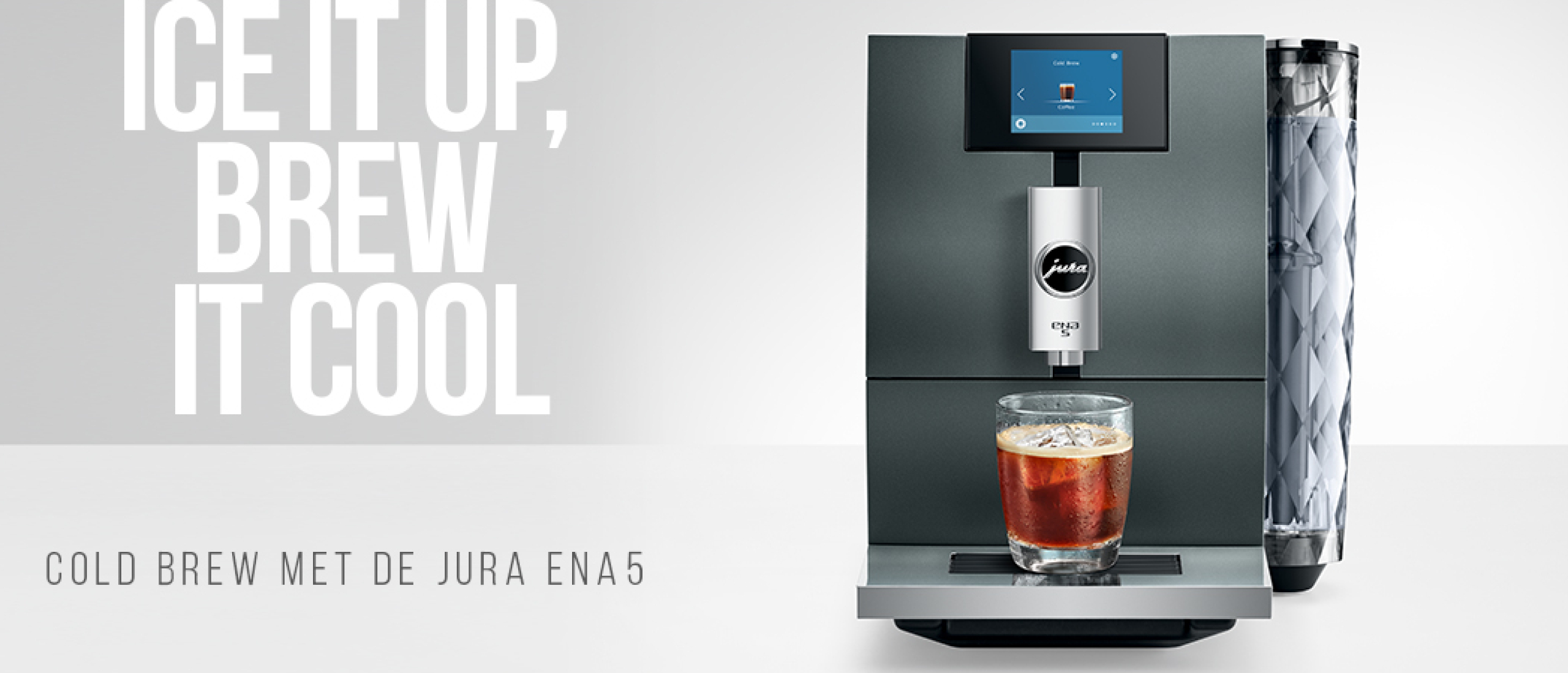 Maak kennis met de JURA ENA 5 (EA): bereid Hot, cold en zelfs light brew met deze innovatieve koffiemachine