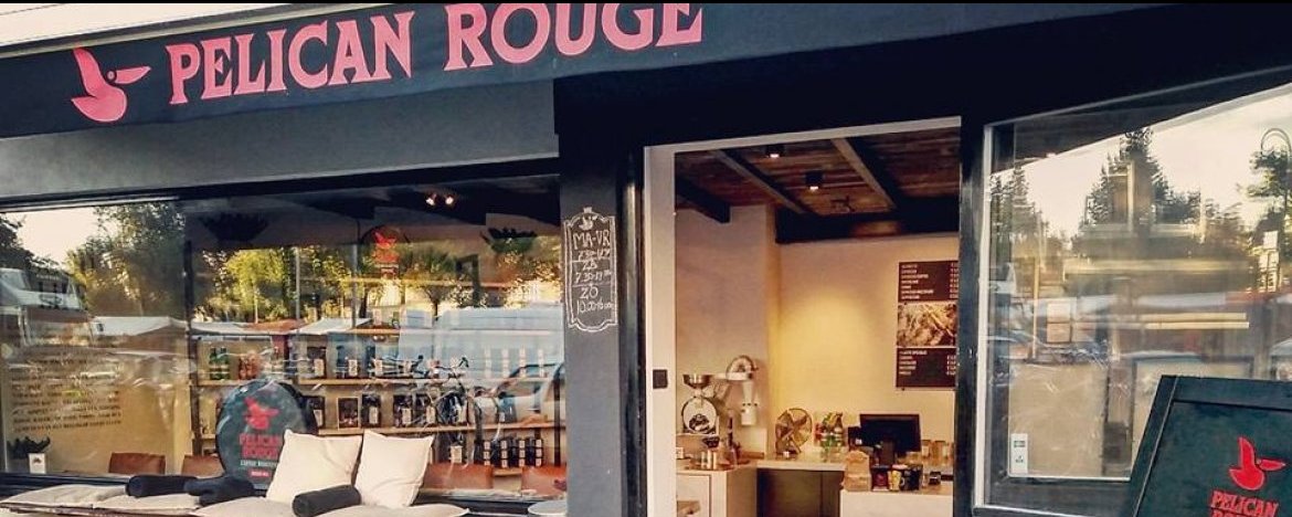 Pelican Rouge Coffee is koffie drinken met zicht op de Noordermarkt
