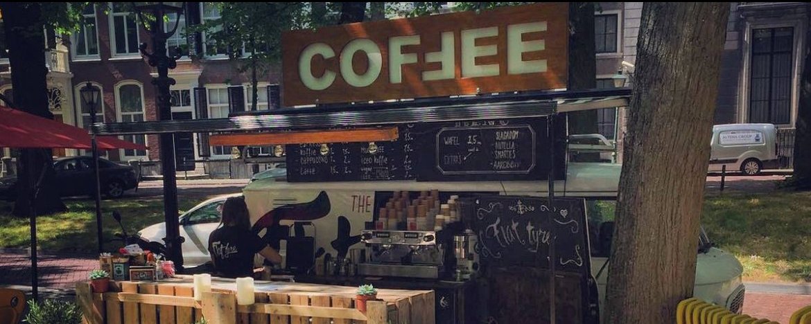 The Flat Tyre Coffee Bar: koffie op locatie ontstaan in Australië